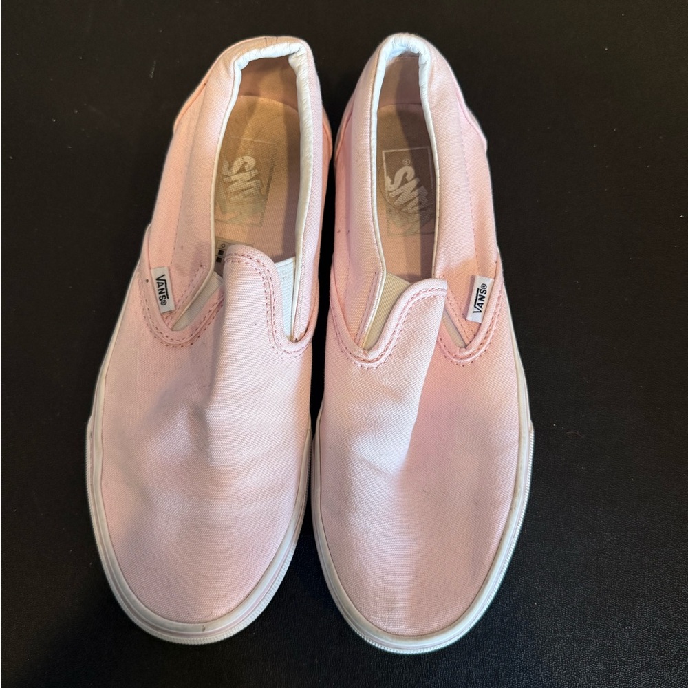 Vans Pink Slip-On Sneakers size 9 Woman’s